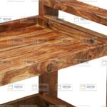 WOODTREND Solid Wood Bar Trolley - Image 3