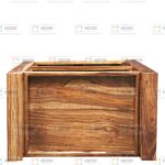WOODTREND Solid Wood Bar Trolley - Image 4