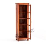 Solid Sheesham Wood Kitchen Cabinet | Honey Finish - Image 3