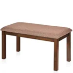 Solid Sheesham Wooden Bench for Living Room | Wood 2 Seater Bench for Sitting | Home Dining Room Furniture | Balcony Garden and Outdoor | Raven Brown Finish
