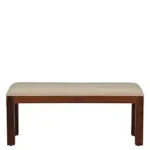 Solid Sheesham Wooden Bench for Living Room | Wood 2 Seater Bench for Sitting | Home Dining Room Furniture | Balcony Garden and Outdoor | Honey Brown