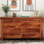 Chests of Drawers Sheesham Wood Chest of Drawers for Storage ||Wooden StorageCabinet, Honey Finish