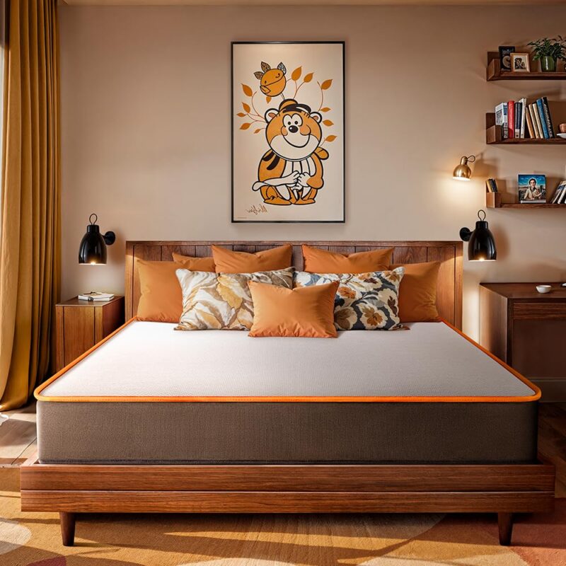 Sleepyhead Queen Size Orthopedic Memory Foam Mattress, medium-firm comfort