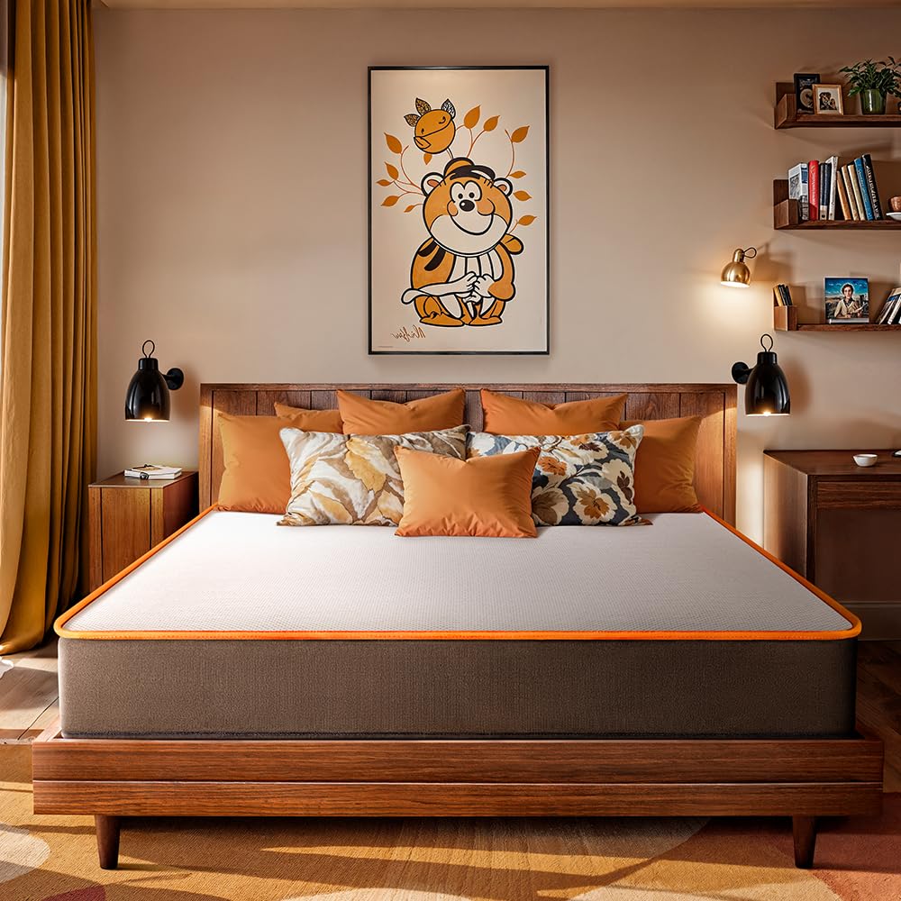 71Di4GWy0AL._SL1000_.jpg Sleepyhead Queen Size Orthopedic Memory Foam Mattress 10 Years Warranty - Image 1