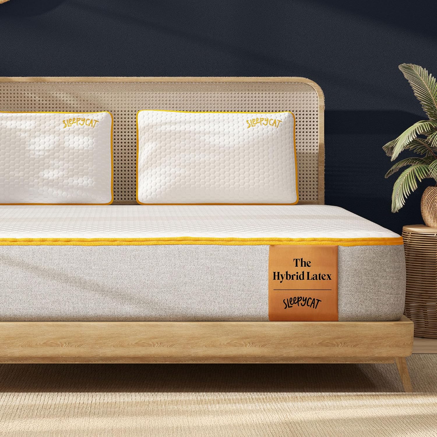 91dYsJ3WLL._SL1500_.jpg SleepyCat king size mattress - hybrid mattress for back pain - Image 1