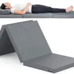 FOVERA Back Pain Relief Foldable Mattress (Single Bed), Premium High Resilience Foam Folding Mattress for Floor Sleeping, Guest & Travel Bed | Portable, Compact & Easy to Store (75 x 28 x 2.5 Inch)