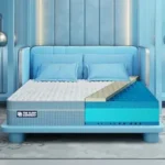 The Sleep Company SmartGRID Ortho Royale Mattress | Japanese Patented Technology with 100% Natural Latex | 5 Zone Support for Back Pain Relief | Medium Firm King Size Bed Mattress 78x72x10