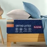 Kozynap Pure Natural Latex Ortho Hybrid Memory Foam Mattress 15 Years Warranty 100 Days Free Trial Back Pressure Relief High GSM Knitted Orthopedic Support Mattress (King Size 78x72x10 Inch)