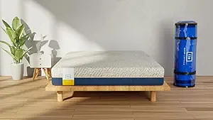 41hxPwKXRIL._SX300_SY300_QL70_FMwebp_.webp Flo Anti-Gravity™ Charcoal Infused Orthopedic Mattress with ShapeShield™ Technology | Medium Firm Feel | 100% Natural Latex Mattress in King Size (72x72x9 Inches) | 10 Year Warranty - Image 1