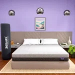 RESTOFIT GreenSleep Natural Latex Mattress - 8" Queen Size (75x60) | EcoLatex & Memory Foam for Ultimate Comfort & Support | Breathable Design | Viscose Cotton Cover | 10-Year Warranty, Vacuum Packed