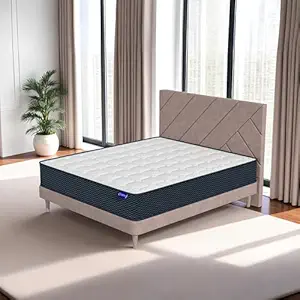 51hvYFJOpBL._SY300_SX300_QL70_FMwebp_.webp Comforto LiteSpring 72x30x8 Inch | Single Size Mattress | 5-Zone Pocket Spring Mattress | Medium Soft Mattress with Orthopoedic Gel Memory Foam | 10 Years Warranty - Image 1