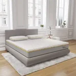 Orthopedic King Size Mattress – 78x72x6 Inches | 3-Zone Memory Foam with Graphite Infused Cloud Foam | Medium Firm Feel for Back Support | 10-Year Warranty & 400 GSM