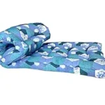 Organic Kapok Silk Cotton Ilavam Panju Foldable Hostel Bed Mattress,6.25 x 2.5 ft / 75 x 30 x 3 inch,Multicolour.