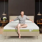 Nilkamal Sleep ECOAIR 100% Natural Latex 6 Inch King Size Mattress | 10 Year Warranty | Orthopedic Support | Soft Cover |Supportive HD Foam | Cool Tencel Fabric | King Bed Mattress (78 x 72 x 6)