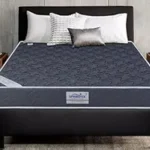 Springtek Premium Natural Coir Mattress | Medium Firm Support | Orthopedic 4 Inches Coir Bond Bonded Foam Mattress | Spine Back Support Double Size Gadda | Anti Microbial Fabric | 72x48 Inch
