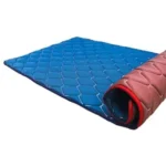 Coir On Slim PU Foam Foldable Foam Mattress, Compact 1-Inch Roll Up Mattress, Portable Light, Comfort Knitted Fabric, Soft+Durable Bed Mattress, Reversible Gadda for Floor - Queen