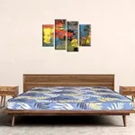 Orthofit 4 Inch Dual Comfort Double Bed Size Mattress, High Density Foam - Medium & Firm (72 X 48 X 4 Inches)
