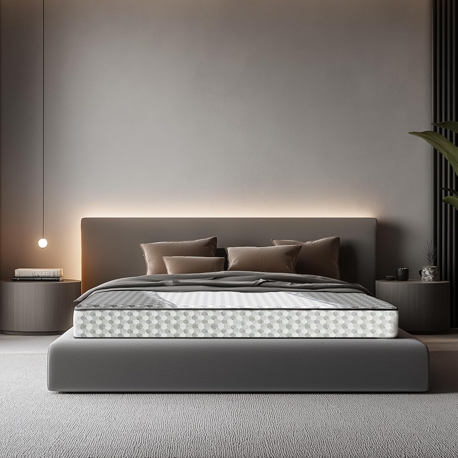 81vhdw-kprL._SL1500_.jpg Sleepwell Ortho PRO Profiled Mattress| Queen Size | 5 Yrs Warranty - Image 1