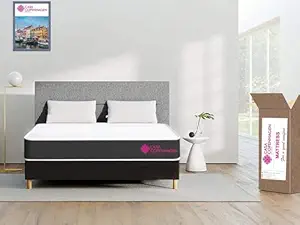 41tfDtZ9ZgL._SX300_SY300_QL70_FMwebp_.webp Casa Copenhagen,Dual Memory Foam 5-Inch Double Size Mattress 7 Years Warranty (78x60x5 Inches, Grey Sparrow) - Image 1