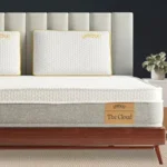SleepyCat Cloud Mattress Queen Size 72x60x8 inches with quilted Euro top and memory foam