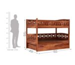 Sheesham Wood Bunk Bed by Rectrat - Image 5