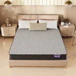 RESTOFIT Orthopedic Dual Comfort Queen Size Mattress 78x60x4 Inches | Medium Firm 4-Inch HR Foam Mattress for Back Support | Premium Cotton | 7-Year Warranty | Vacuum Packed Roll | Sleep Well Comfort