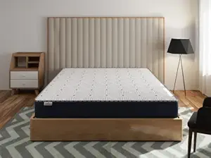 41rINuD5WBL._SX300_SY300_QL70_FMwebp_.webp Queen Size Mattress | Dual Comfort Mattress | Firm and Soft | Premium Knitted Viscose Fabric | 10 Years Warranty | 78x60x5 Inches - Image 1