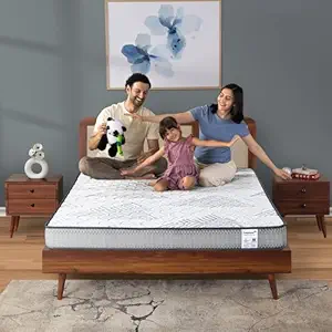 51oPdnDIU0L._SY300_SX300_QL70_FMwebp_.webp Livpure Smart DUOS FLIP Reversible Ortho HR - Medium Soft & Firm Mattress |3D SleepTech Crafted Zones| ComfortScience Foam| High GSM Sporty Quilted Fabric|King Bed (72x72x5) inch, 7 Years Warranty - Image 1